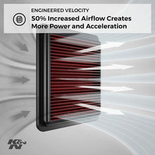 K&N Engine Air Filter: High Performance, Premium, Washable, Replacement Filter: 2006-2012 FORD/MERCURY (Fusion, Milan), 33-2357