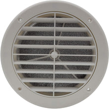 RecPro RV AC Vent 5" Side Vent | Optional Charcoal Filter | White | Camper AC Vent (5 Pack, No Charcoal Filter)