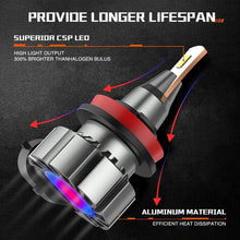 SEALIGHT H8 H11 H16 LED Fog Light Bulb, 5800lumen 6000K Xenon White Super Bright CANBUS LED Lights, Halogen Fog Light Bulb Replacement for Cars Trucks Vans(pack of 2)