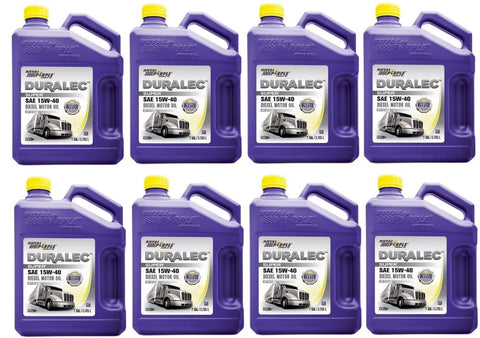 Royal Purple 83561 Set of 8 Maximum Performance 15W-40 Diesel Motor Oil 1-Gallon Bottles