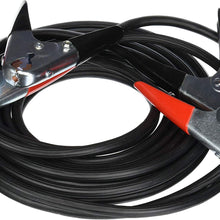 Coleman Cable 08766 Heavy-Duty Truck and Auto Battery Booster Cables with Parrot Jaw Clamps, 4-Gauge, 16-Foot