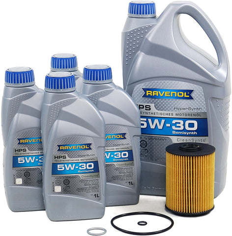 Blau J1A5093 Motor Oil Change Kit - Compatible with 2004-07 VW Touareg w/ 8 Cylinder 4.2L Engine 5w30