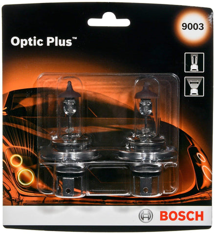 Bosch 9003 Optic Plus Upgrade Halogen Capsule, Pack of 2