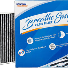 Spearhead Premium Breathe Easy Cabin Filter, Up to 25% Longer Life w/Activated Carbon (BE-161)