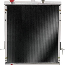 CoolingSky 2 Row All Aluminum Radiator for 1999-2004 ISUZU NPR NQR &GM Cars W3500 W4500 W5500 Tiltmaster/Forward