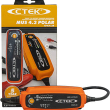 CTEK (56-958) MUS 4.3 POLAR 12 Volt Fully Automatic Extreme Climate 8 Step Battery Charger