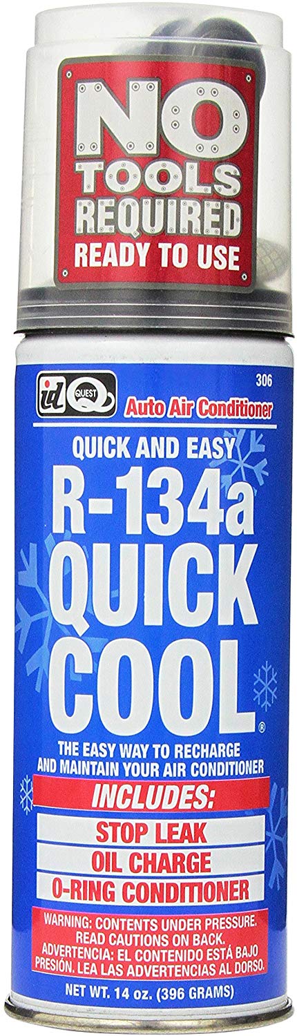 InterDynamics 306 Certified A/C Pro R-134a with Quick Cool (14 Ounces)