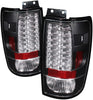 Spyder Ford Expedition 97-02 Version 2 LED Tail Lights - Black (Black)