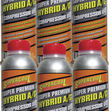 TSI Supercool 24940-6CP Hybrid A/C Compressor Oil, 8 oz, 6 Pack