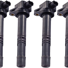 Pack of 4 Ignition Coils for 2008-2015 Honda Accord Civic CR-V Crosstour 2013-2018 Acura ILX 2.4L L4 UF602 30520-R40-007