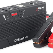 Wagan Black 55.5 Wh EL7503 iOnBoost 600A Lithium Jumpstarter & Battery Bank