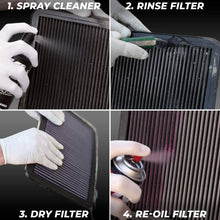 K&N Air Filter Cleaning Kit: Aerosol Filter Cleaner and Oil Kit; Restores Engine Air Filter Performance; Service Kit-99-5000