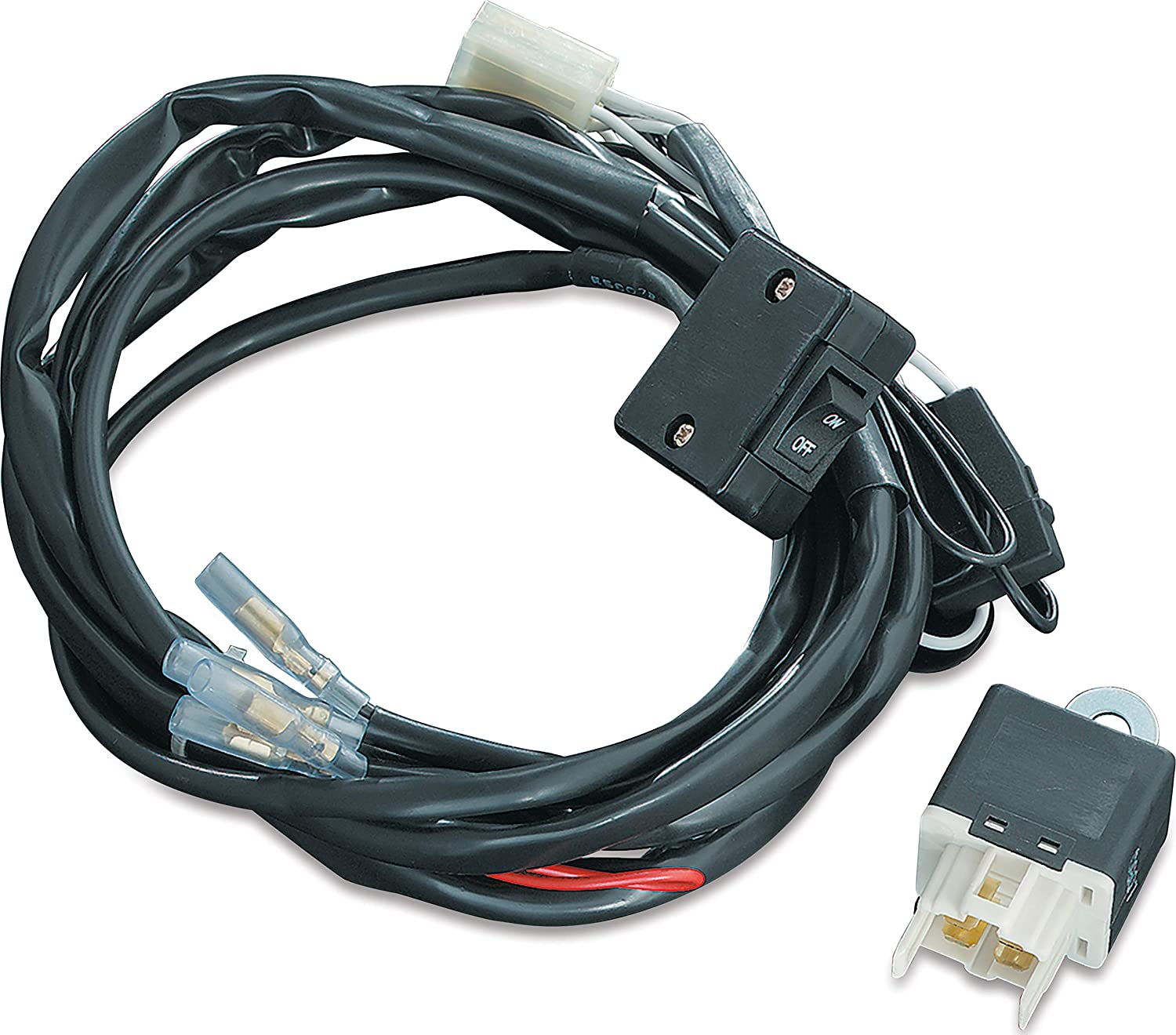Kuryakyn 2328 Motorcycle Accessory: Wiring and Relay Kit with Rocker Switch, Universal Fit for 12V Applications