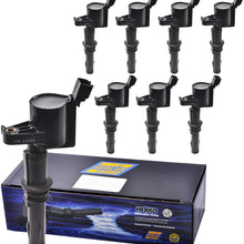 Set of 8 Herko B135 Ignition Coils For Ford Lincoln Mercury V8 V10 2008-2016