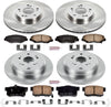 Autospecialty KOE6173 Daily Driver 1-Click OE Replacement Front/Rear Brake Kit