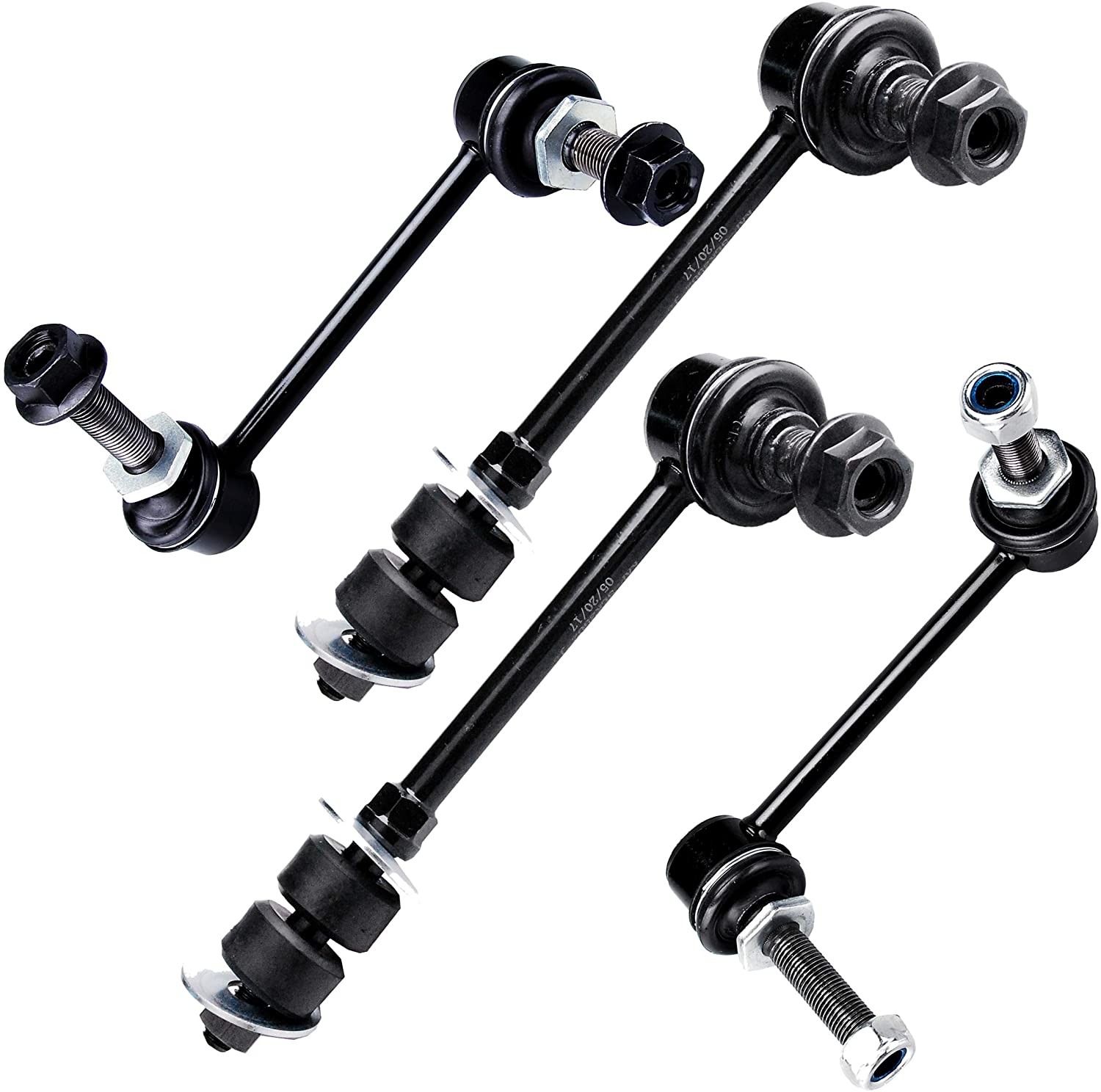 cciyu Front Rear Sway Bar End Link fit for 2003-2009 Lexus GX470 2003-2016 Toyota 4Runner 2007-2014 Toyota FJ Cruiser 4pcs Suspension Kit