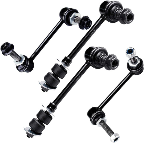 cciyu Front Rear Sway Bar End Link fit for 2003-2009 Lexus GX470 2003-2016 Toyota 4Runner 2007-2014 Toyota FJ Cruiser 4pcs Suspension Kit