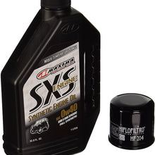 MaximaHiflofiltro SXSSEOCK011 Full Synthetic Side x Side Engine Oil Change Kit for Kawasaki Teryx 4x4/750/800, 4 L