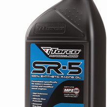 Torco A152050C SR-5 20w50 Synthetic Racing Oil Bottle - 1 Liter Bottle, (Case of 12)