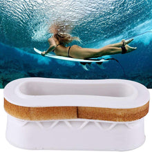 Demeras Surfboard Handle Durable Plastic Surfboard Insert Handle Surf Board Rescue Accessory for Surfing (White)
