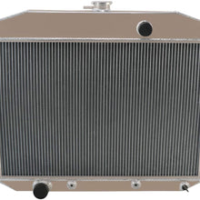 OzCoolingParts 4 Row Core All Aluminum Radiator for 1961-1964 62 63 Ford F100 F250 F350 Pickup Truck V8 Engine