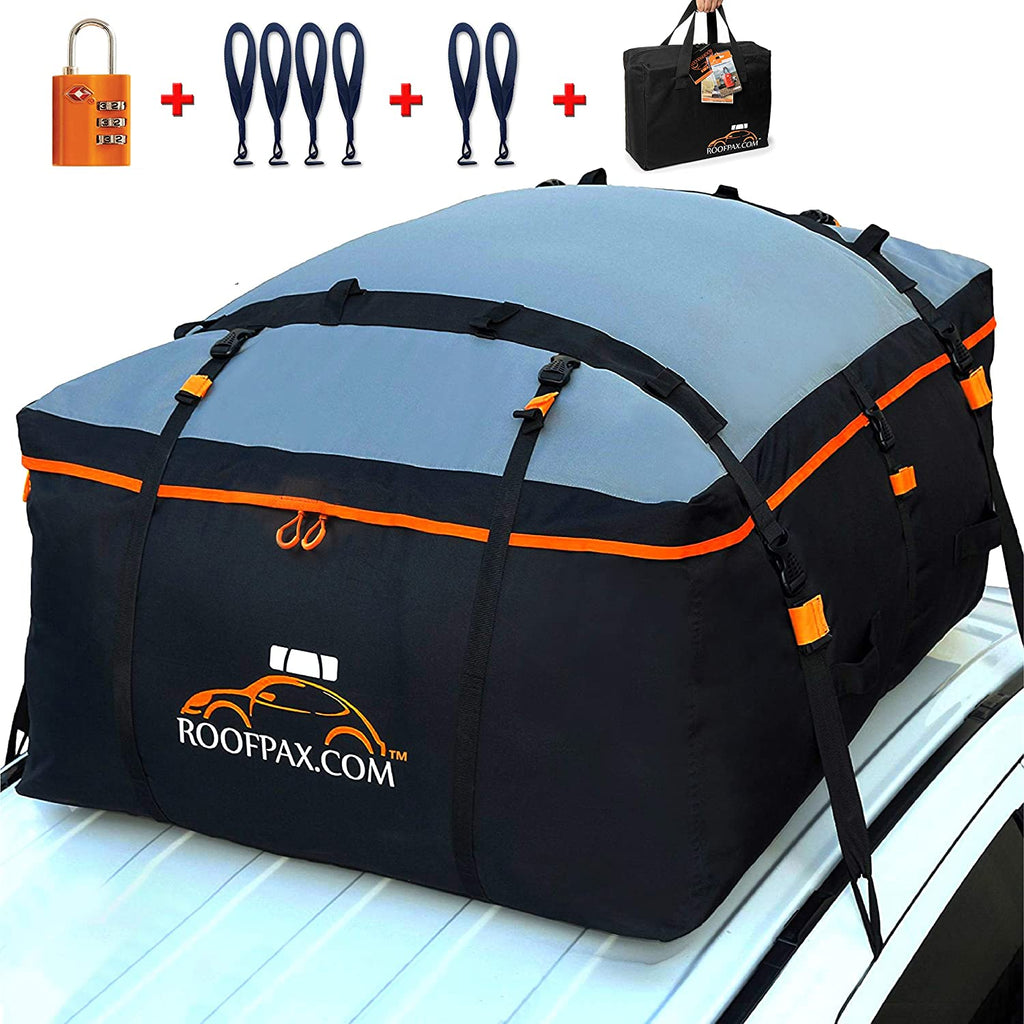 RoofPax Car Roof Bag & Rooftop Cargo Carrier. 19 Cubic Feet. 100 Wate