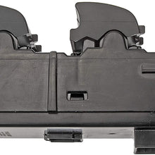 Dorman 901-229 Front Driver Side Master Window Switch - 5 Button for Select Ford/Lincoln Models, Black