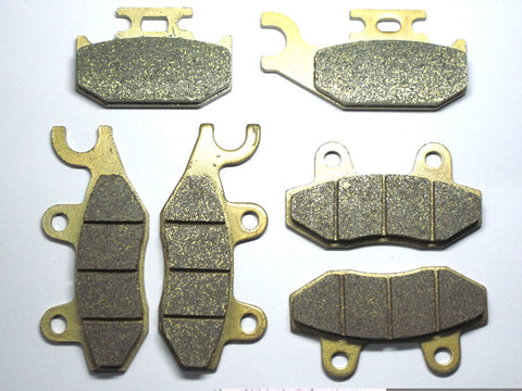 Master Chen Front Rear Brake Pads Brakes for Yamaha Rhino 660 YXR 660 YXR660 2004-2007 MC0004-001