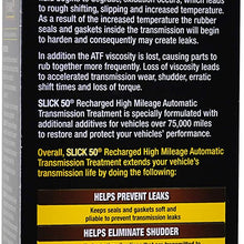 Slick 50 41806015 Recharged High Mileage Automatic Transmission and Engine Treatment, 15-Ounce
