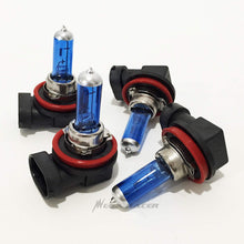 Mega Racer Combo 2 Pair H11 (Fog Light Headlight) Super White 5000K Xenon Halogen Lamp Bulb Replace Truck Auto US