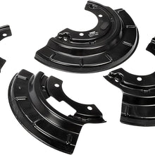 Dorman 924-662 Rear Brake Dust Shield for Select Ford/Mazda/Mercury Models, Black, Pack of 2 (OE FIX)