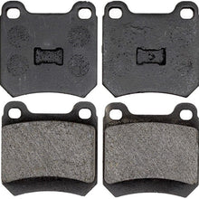 ACDelco 17D110 Professional Organic Front Disc Brake Pad Set
