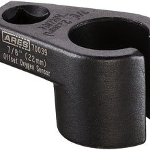 ARES 70039-3/8-Inch Drive by 7/8-Inch (22mm) Offset Oxygen Sensor Socket - Wire Gate Accesses Sensor from Side, Preventing Damage to Wires