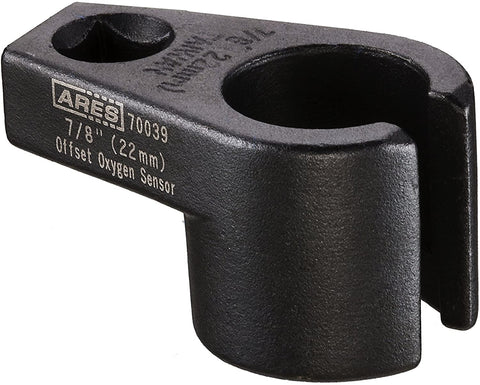 ARES 70039-3/8-Inch Drive by 7/8-Inch (22mm) Offset Oxygen Sensor Socket - Wire Gate Accesses Sensor from Side, Preventing Damage to Wires