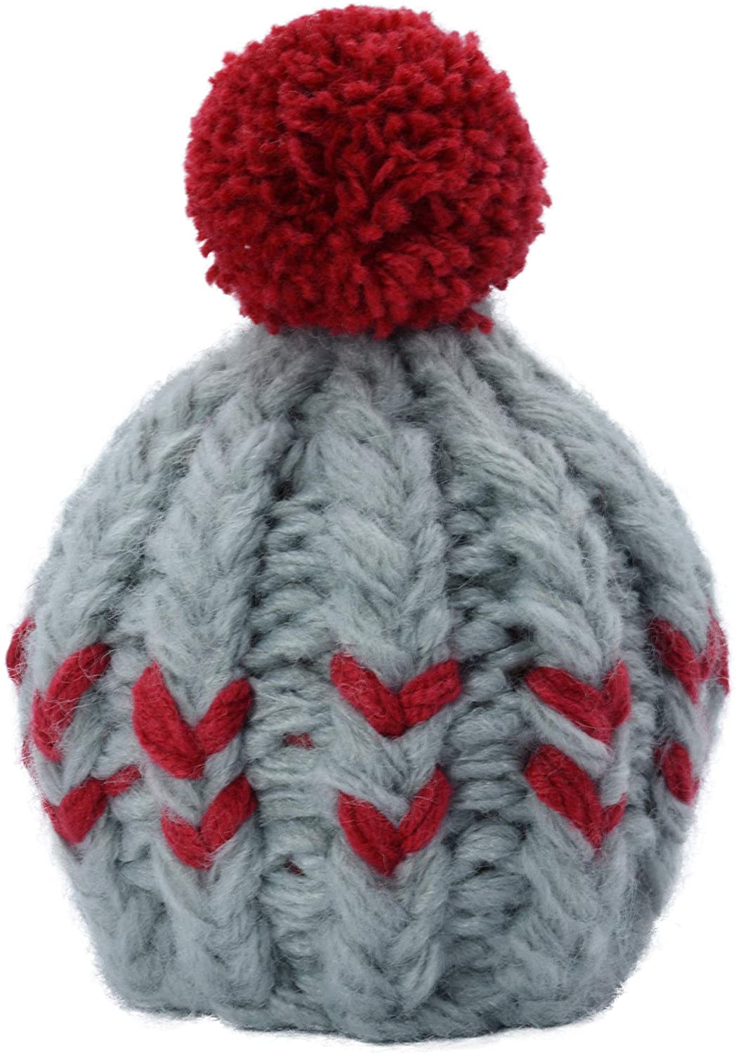 USWire Crochet Shift Knob Beanie Cover for Shifter (Gray/Blue)