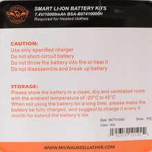Milwaukee Leather BATTERYJACKT Universal Battery Pack (for Jacket)
