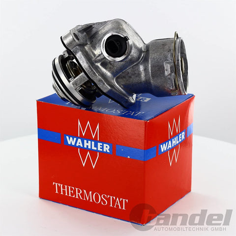 Mercedes-Benz Engine Thermostat + Housing + Sensor + Seal Wahler OEM 483 4100D