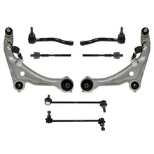 PartsW 8 Pc Front Suspension Kit for Nissan Altima Control Arm and Ball Joints Tie Rod End & Sway Bars