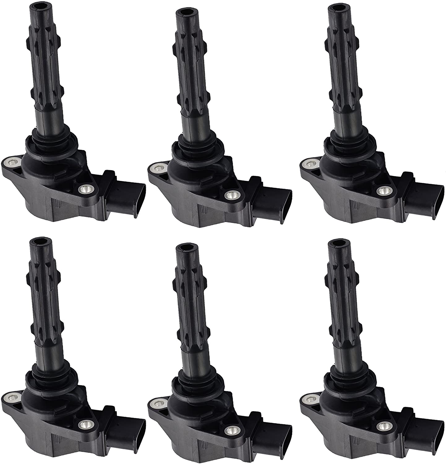 ENA Pack of 6 Ignition Coils Compatible with 06-15 Mercedes Benz CLK ML E C GLK R SLK Class V6 3.5L Compatible with 0001501980 19005267 68011844AA 2729060060 0001502780