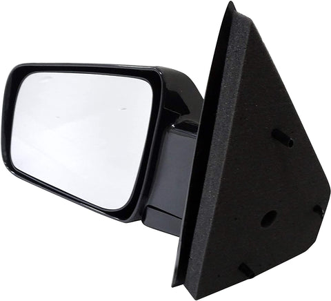 Dorman 955-341 Driver Side Manual Door Mirror - Folding for Select Chevrolet / GMC Models, Black