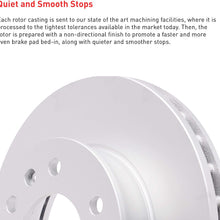 Front Dynamic Friction Company GEOSPEC Coated Brake Rotor 604-67106 (1)