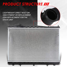 Replacement for 98-04 Nissan Frontier/Nissan Xterra AT Lightweight OE Style Full Aluminum Core Radiator DPI 2215