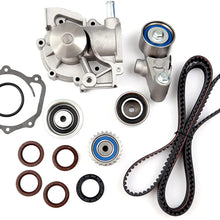 Scitoo Timing Belt Water Pump Oil Seals Kit Fits 2000-2006 2.5L Subaru Legacy Outback Baja Non-Turbo H4 SOHC EJ25