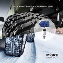 MORESENSOR Compact PRO Series 315MHz TPMS Tire Pressure Sensor 4-Pack | Preprogrammed for Select 120+ Japanese Brand Models 40700-1LA0E | Aluminum Valve Stem | KX-S012-4