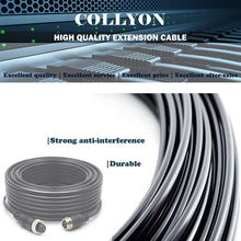 Collyon (50FT/15m) Car Video Systems,Backup Camera Cable,Backup Camera Extension CableShock Extension， AV Extension CableCCTV Rear View Camera，Car Video Extension Cable，Car Backup Monitoring System