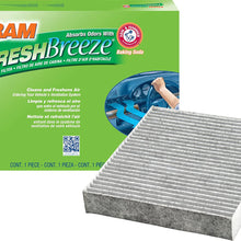 Fram Fresh Breeze - Filtro de aire para cabina Arm & Hammer Baking Soda, CF10374 para vehículos Dodge/Toyota