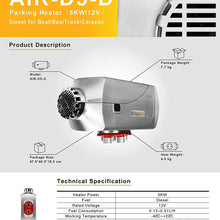 Houswin Parking Heater D5-D