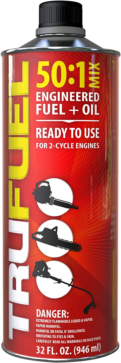 TruFuel 2-Cycle 50:1 Pre-Blended Fuel for Outdoor Power Equipment - 32 oz. (Case of 6) (6525638)