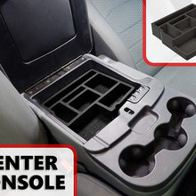 Red Hound Auto Center Console Organizer System Vehicle Insert Compatible with Dodge Ram 1500 2500 3500 2013 2014 2015 2016 2017 2018 Black Anti-Rattle Only FITS FOLD Down Console Seat Made in USA