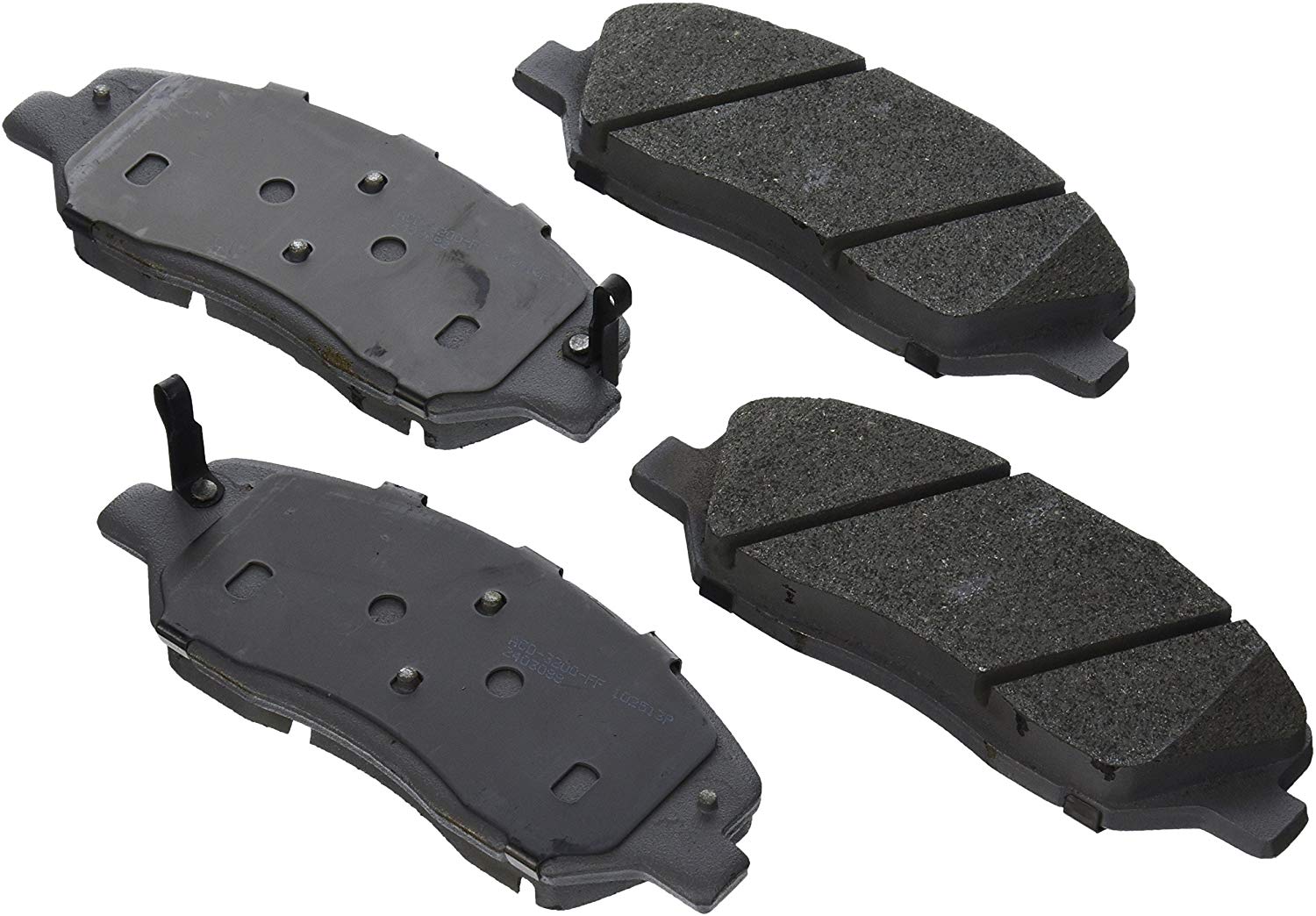 ACDelco 14D1202CH Advantage Ceramic Front Disc Brake Pad Set